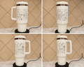 Texas Fall 40oz Engraved Tumbler | Western Autumn Wrap