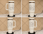 Texas Fall 40oz Engraved Tumbler | Western Autumn Wrap