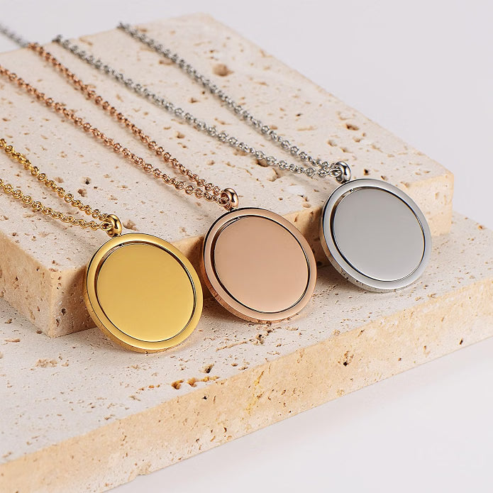 Personalized Engraved Pendant Necklace