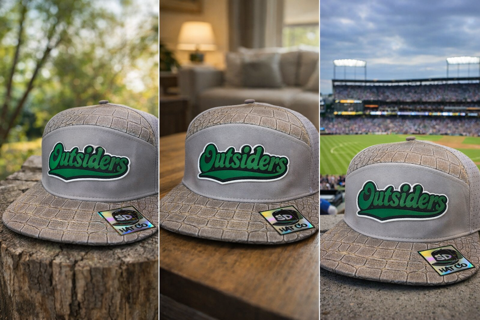 "Outsiders" Croc Brim Hat