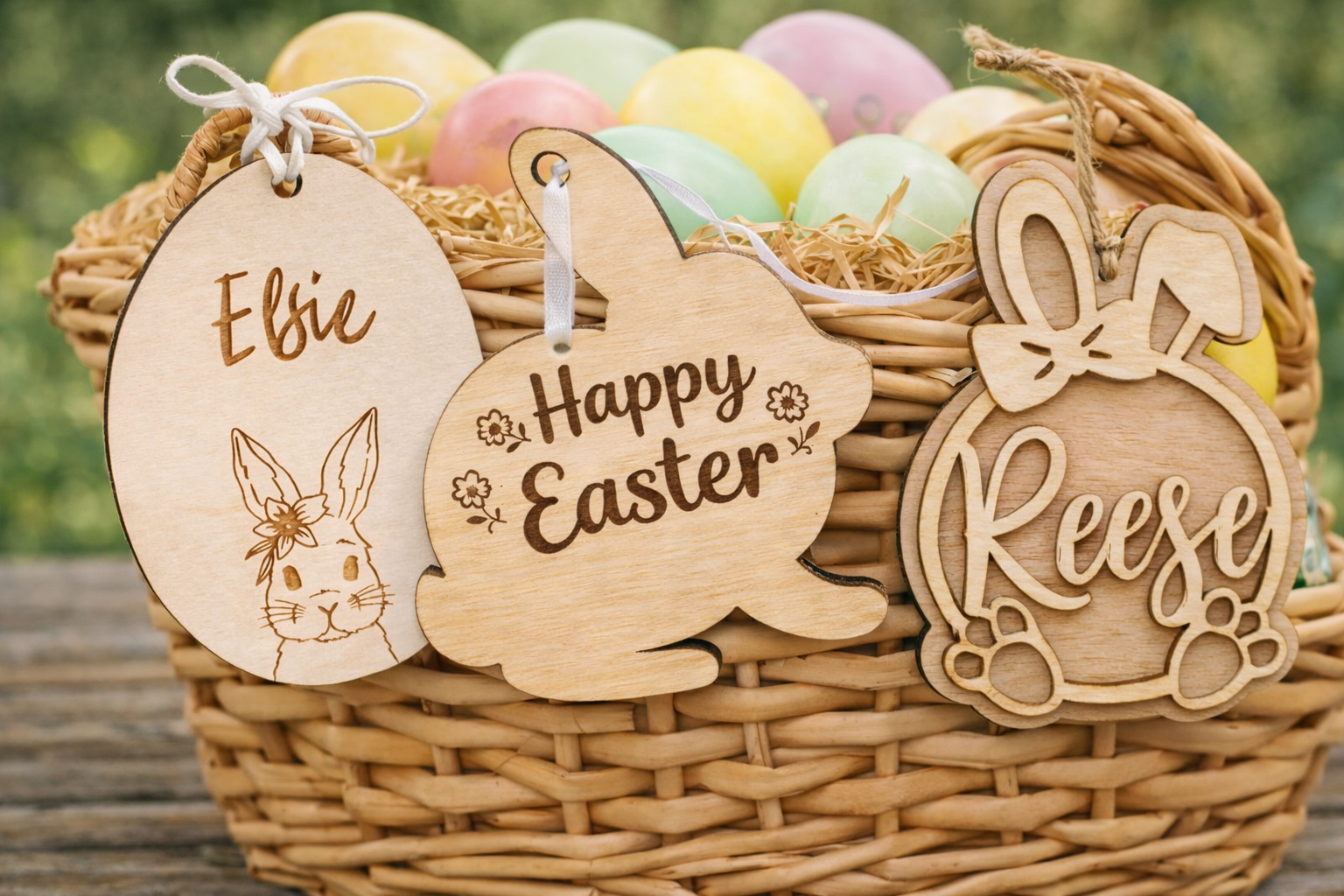 Personalized Easter Basket Tag (Add a Name)