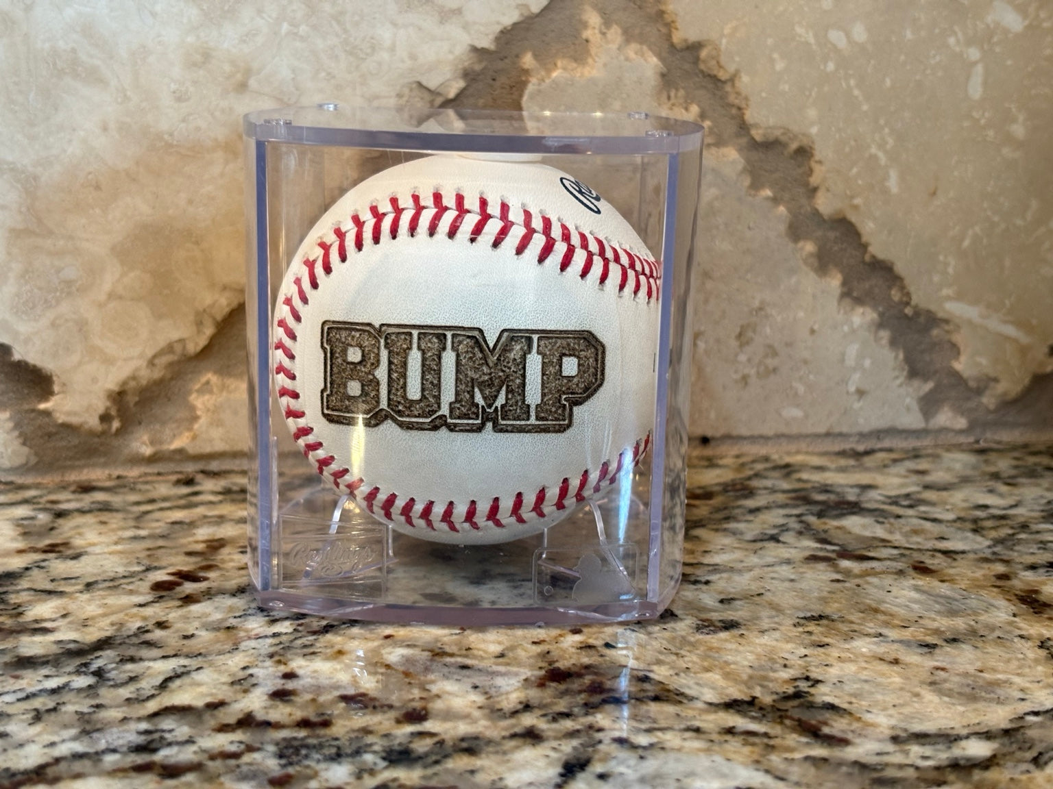 Custom Engraved Baseball Keepsake