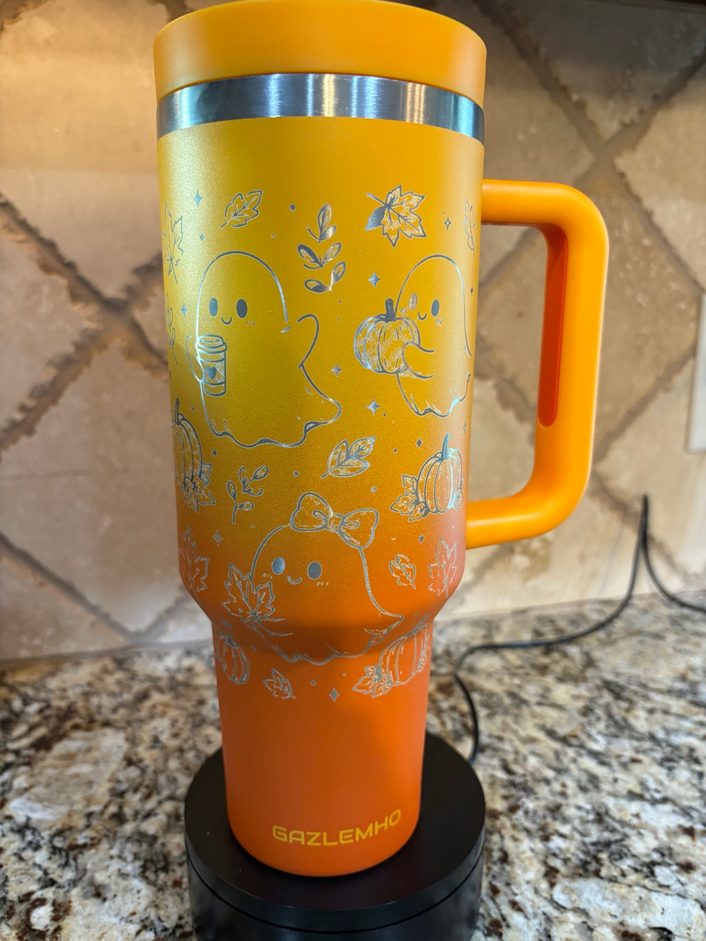 Cozy Ghosts 40oz Engraved Fall Tumbler 👻🍂