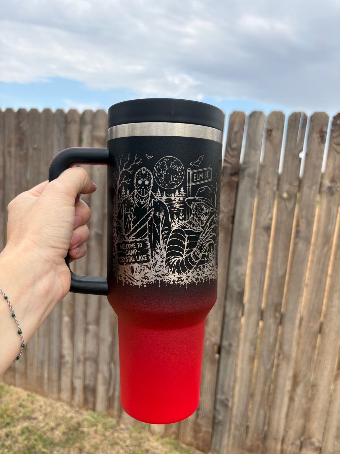Horror Nights Engraved Tumbler