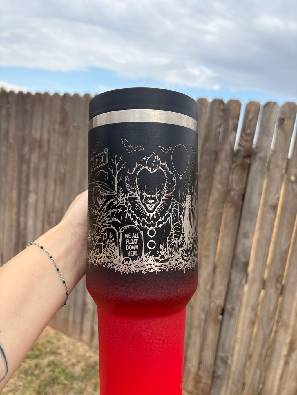 Horror Nights Engraved Tumbler