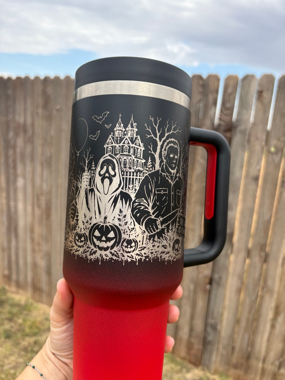 Horror Nights Engraved Tumbler