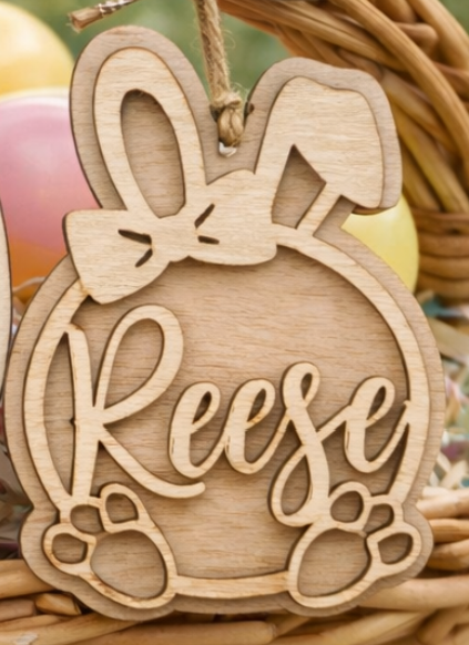Personalized Easter Basket Tag (Add a Name)