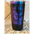 Lion of Judah Cross Engraved 20oz Tumbler