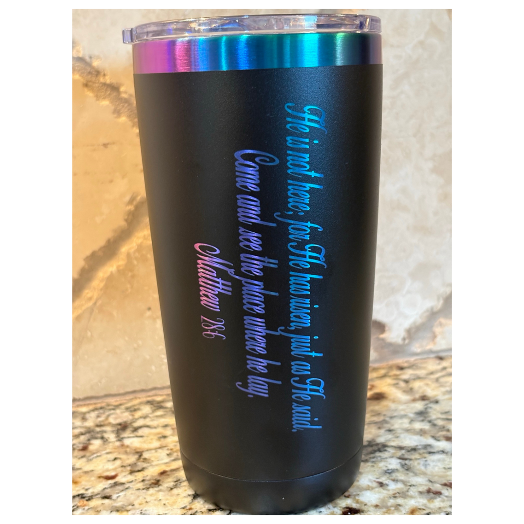 Lion of Judah Cross Engraved 20oz Tumbler