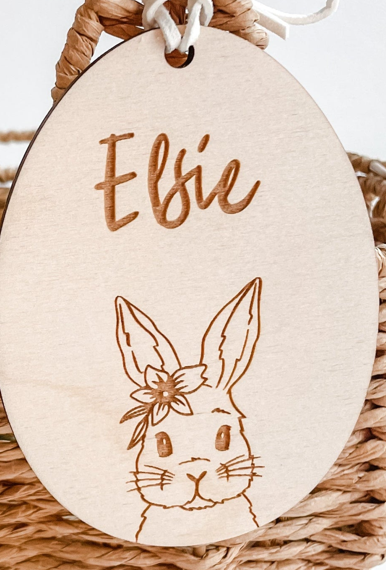 Personalized Easter Basket Tag (Add a Name)
